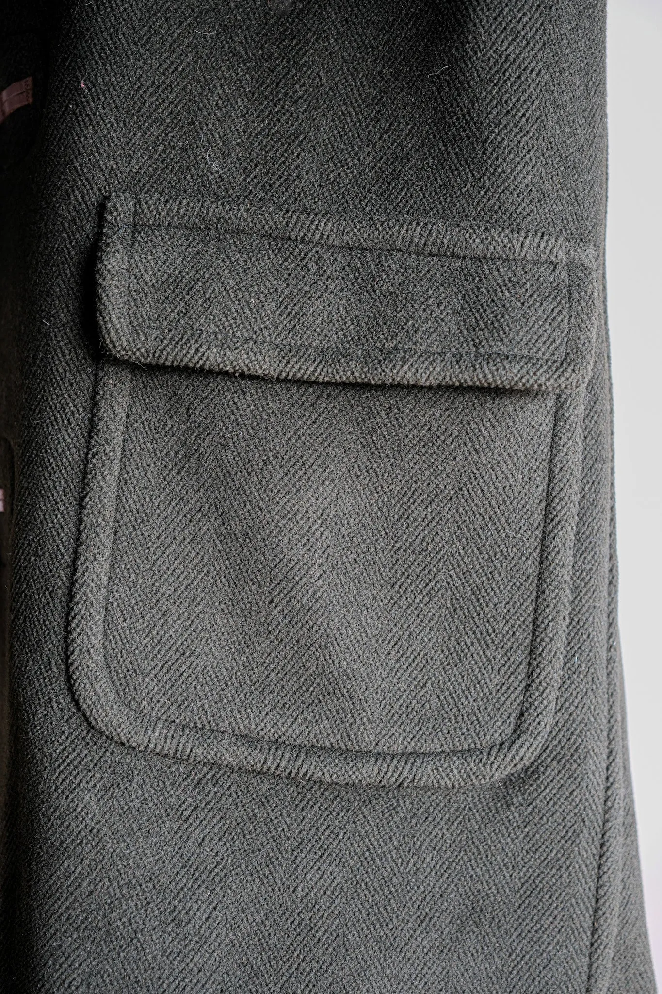 【~90's】Old INVERTERE HBT Wool Duffle Coat "Moorbrook" "DAVIDE CENCI 別注"