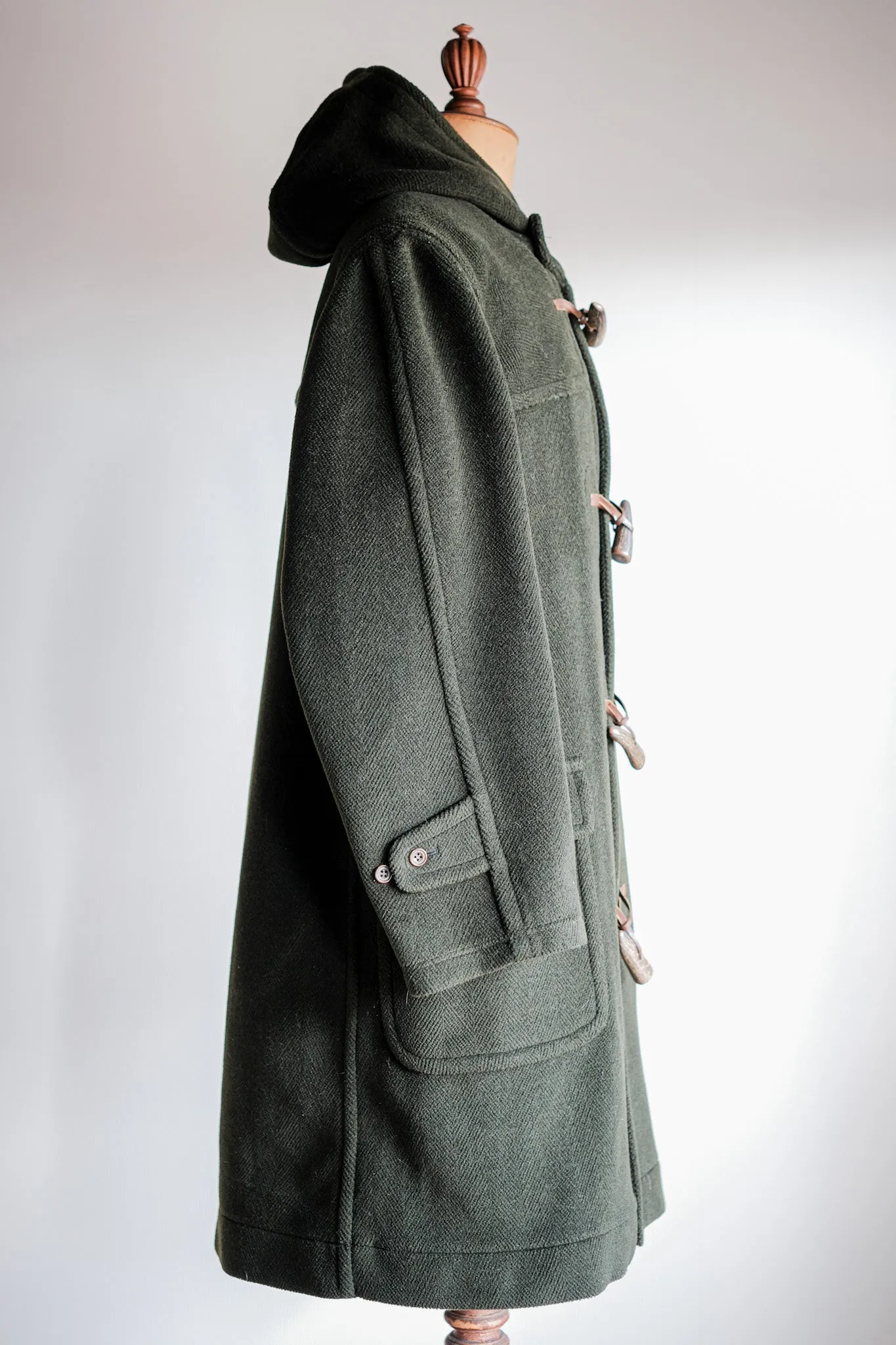 【~90's】Old INVERTERE HBT Wool Duffle Coat "Moorbrook" "DAVIDE CENCI 別注"