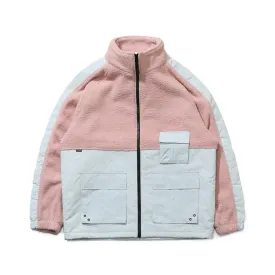 AWF HALF FLEECE JACKET PINK