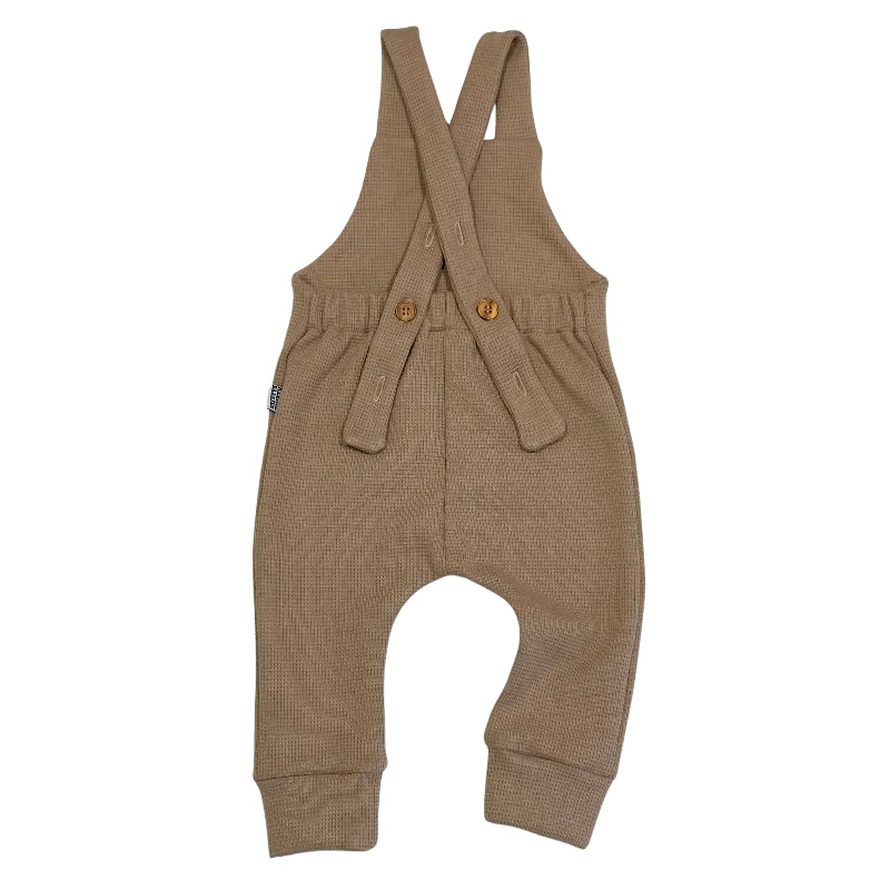 Baby en Peuter Tuinpakje Wafel Taupe