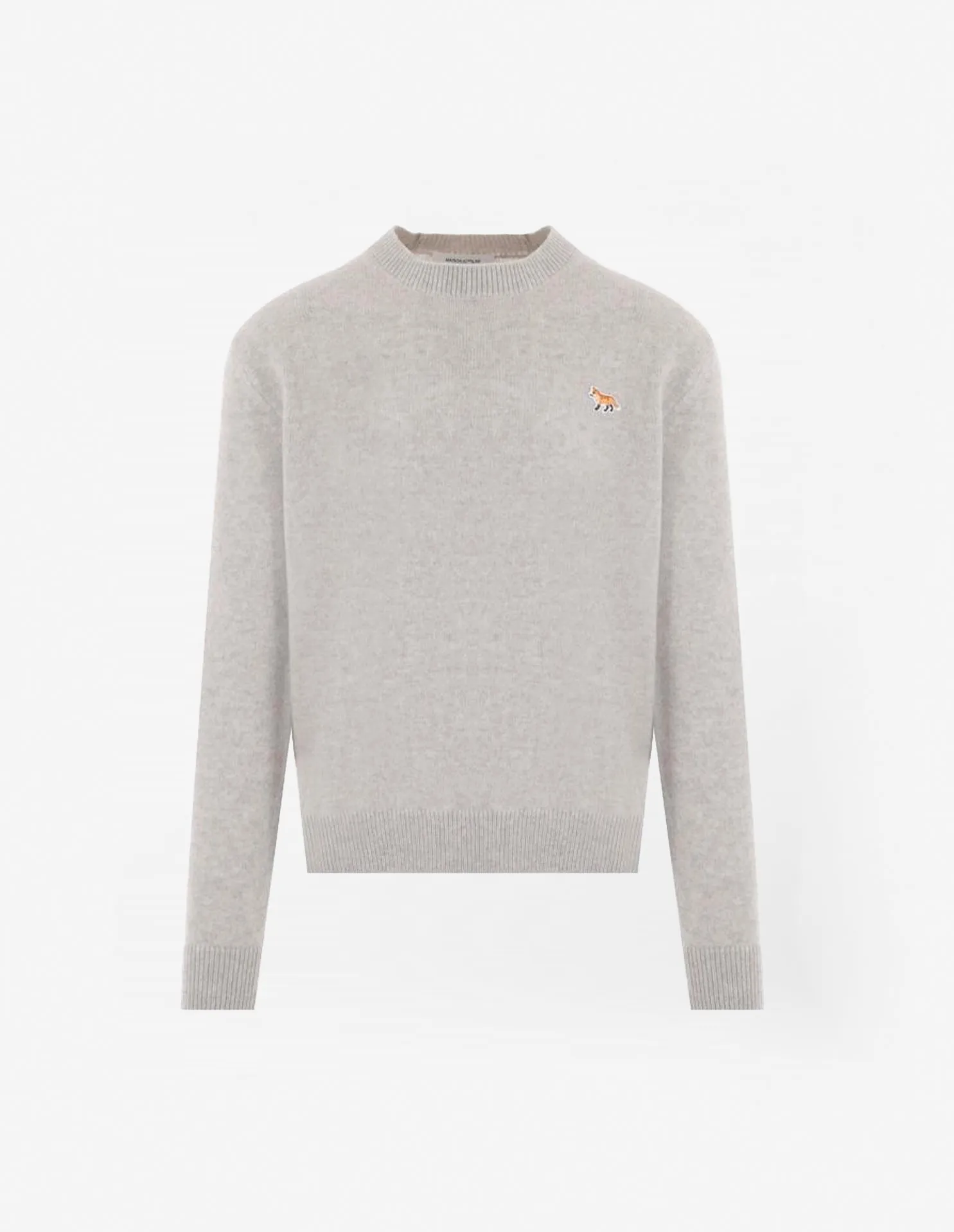 Baby Fox Patch Regular Jumper Light Grey Melange