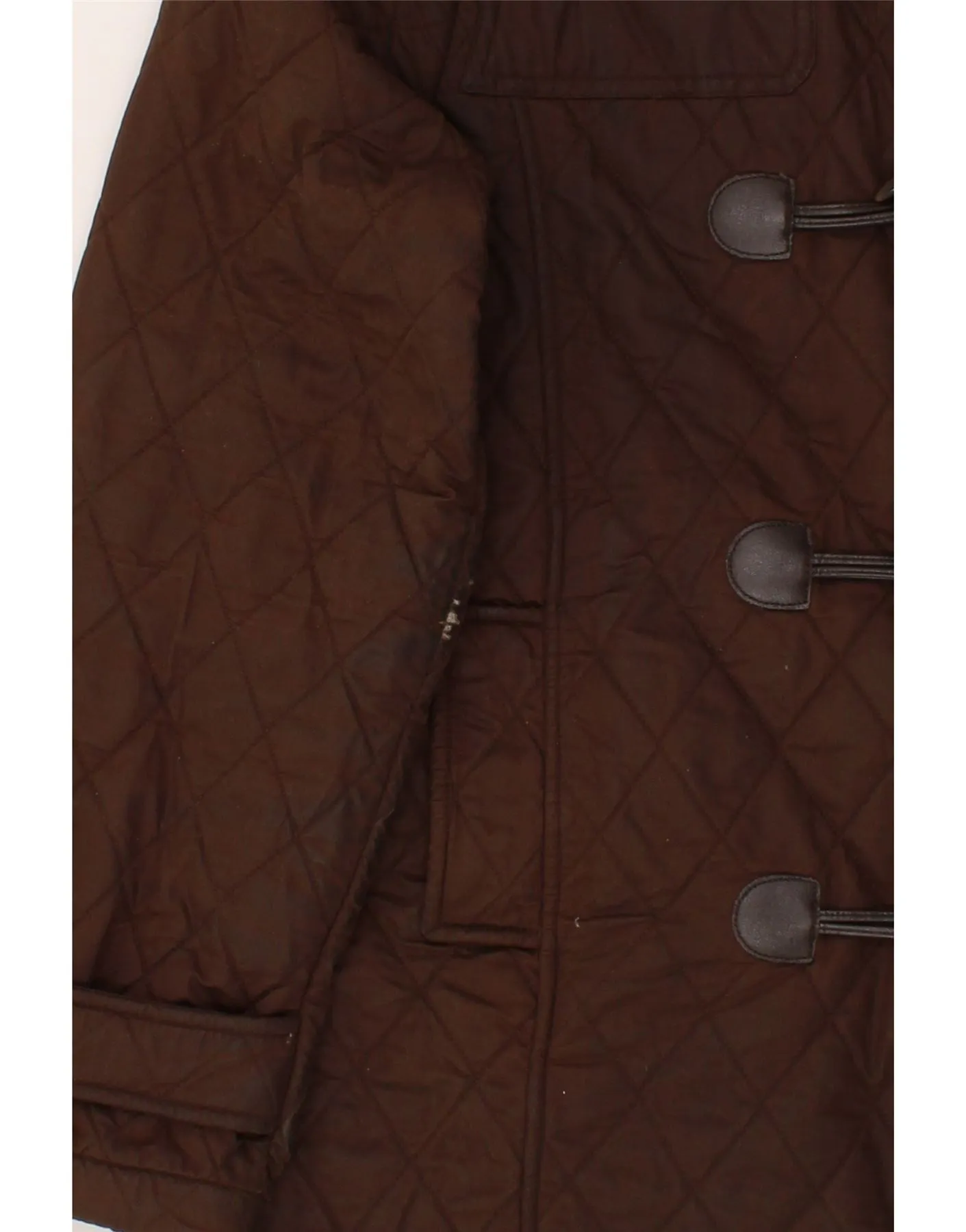 BARBOUR Womens Quilted Duffle Coat UK 18 XL Brown