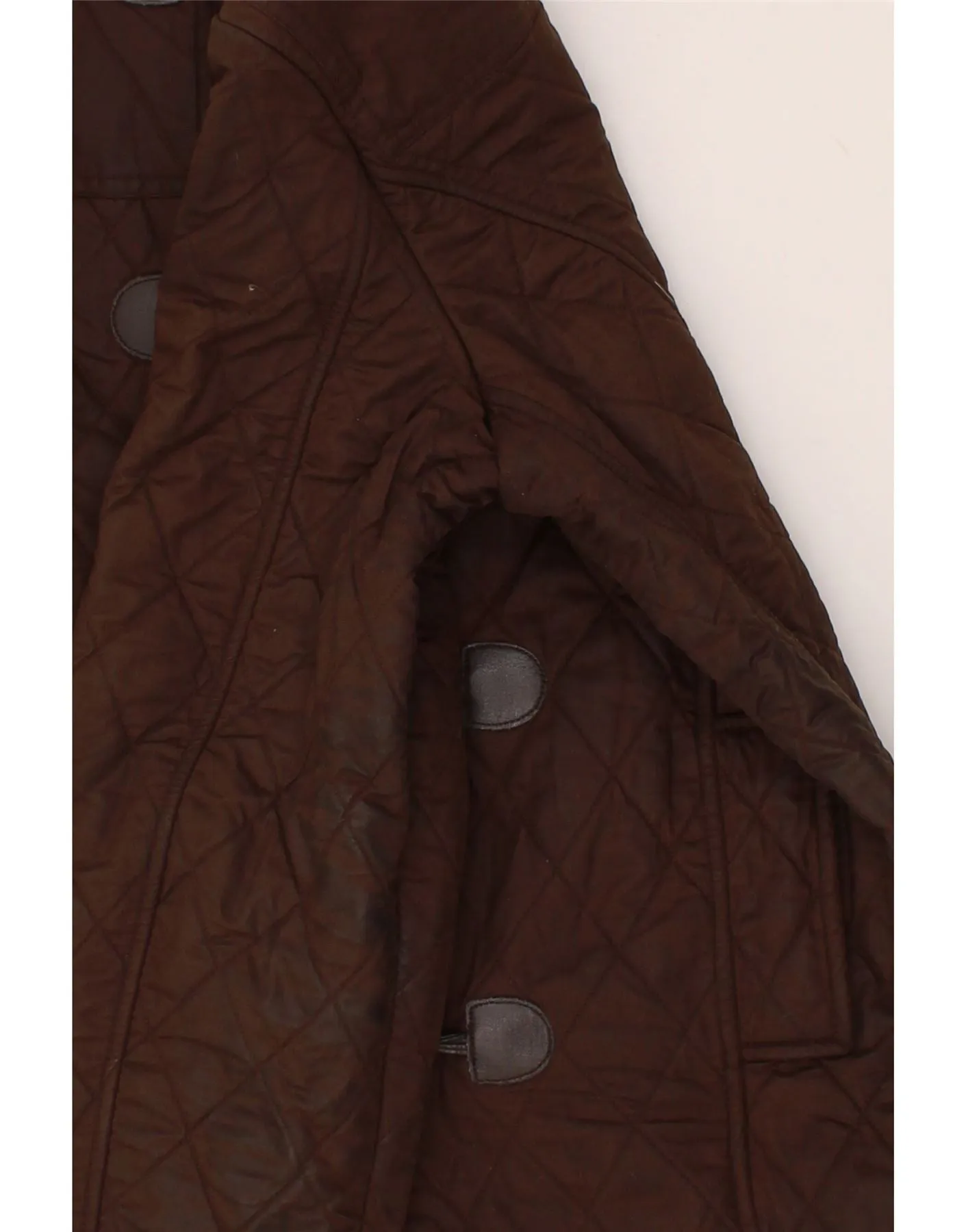 BARBOUR Womens Quilted Duffle Coat UK 18 XL Brown