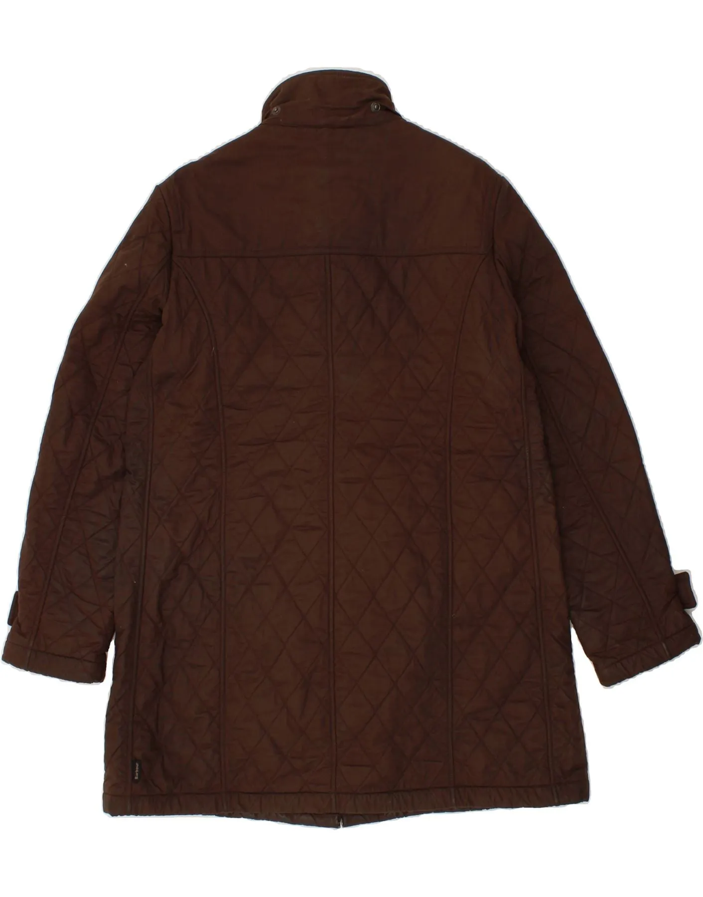 BARBOUR Womens Quilted Duffle Coat UK 18 XL Brown