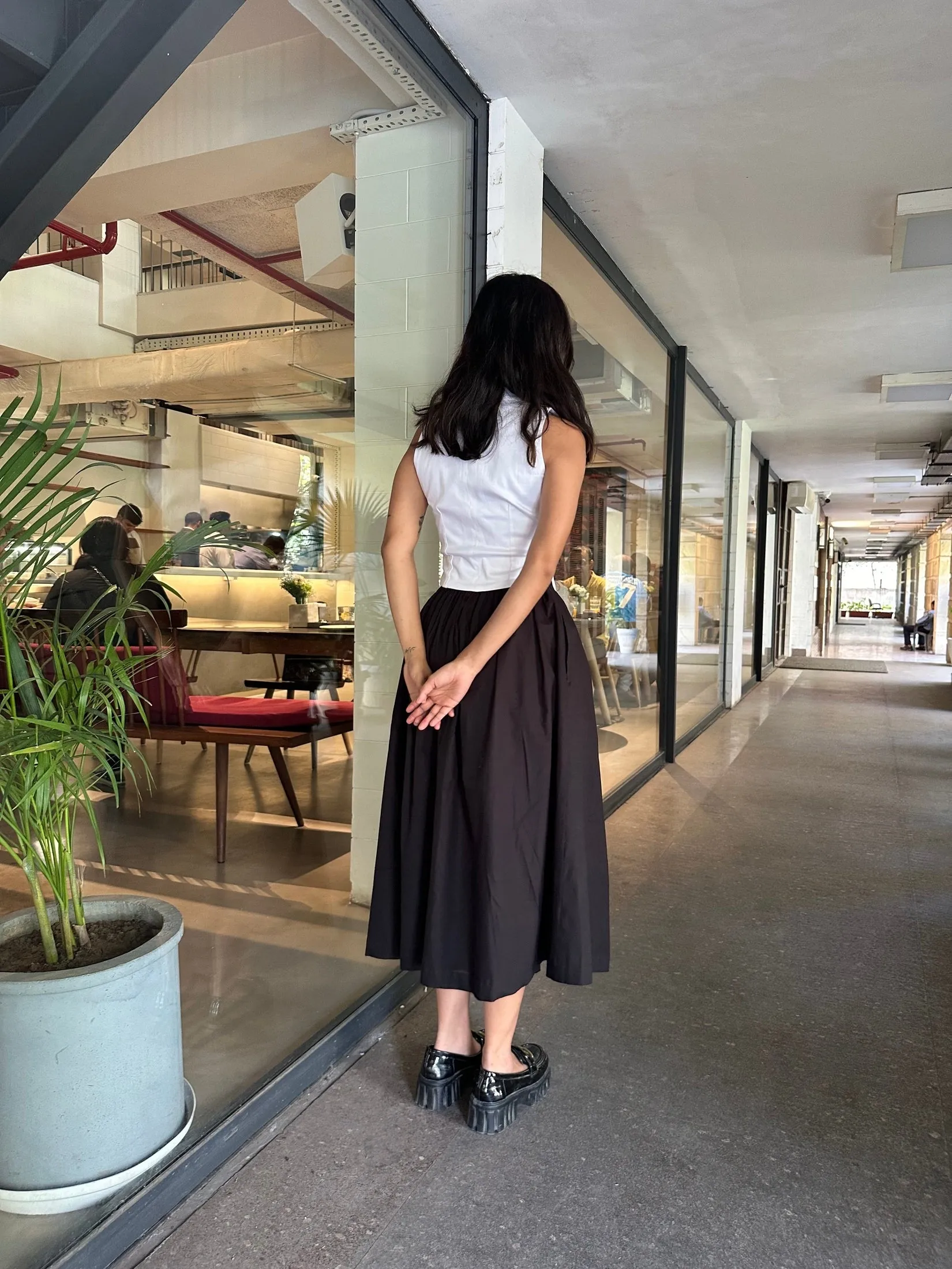 Black Midi Skirt