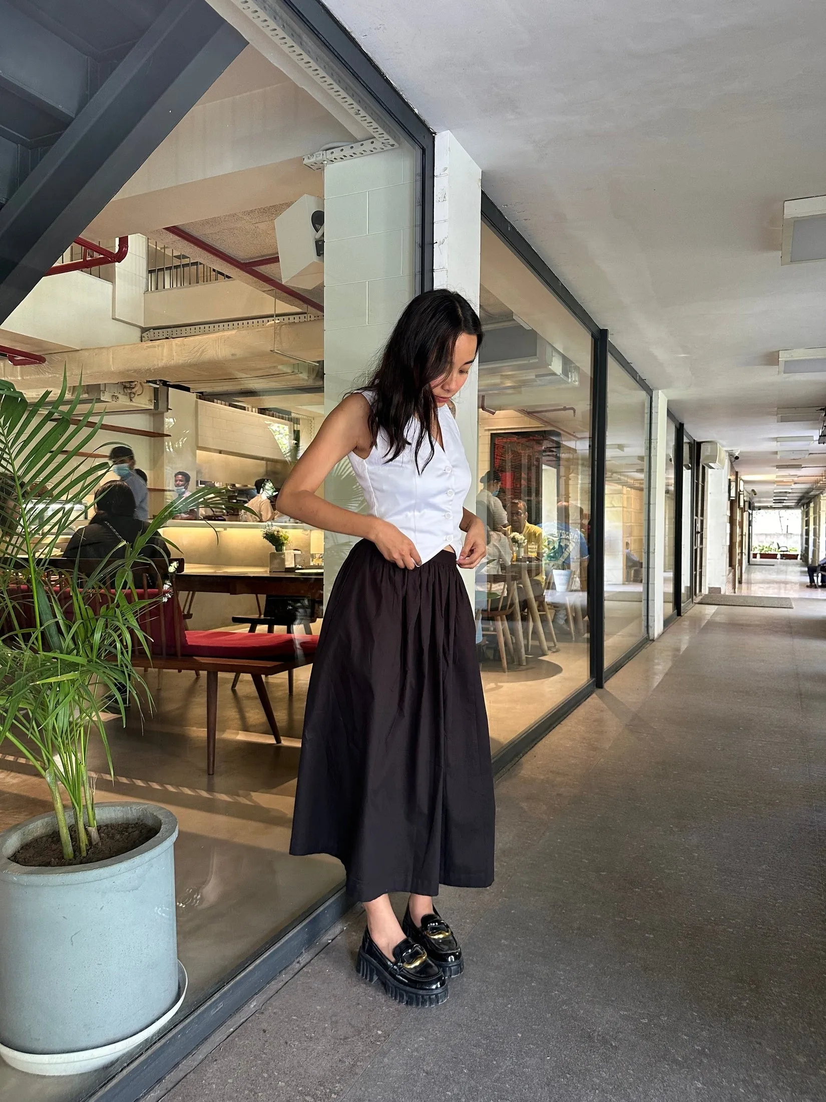 Black Midi Skirt