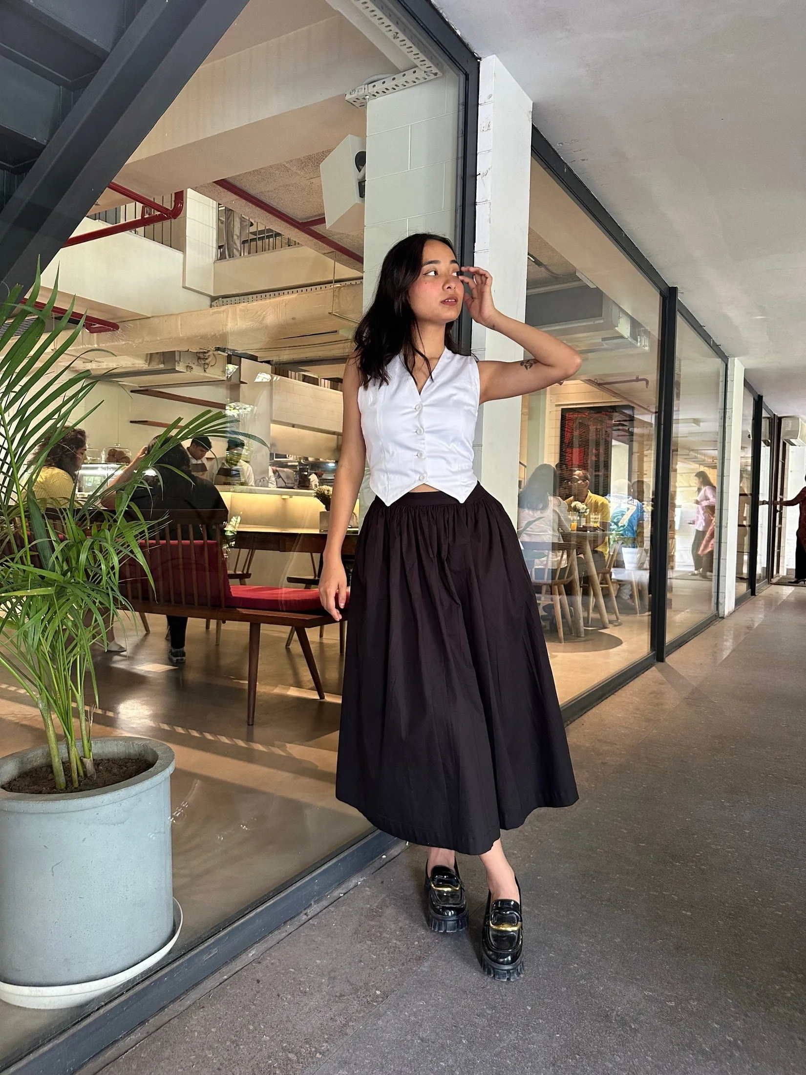 Black Midi Skirt