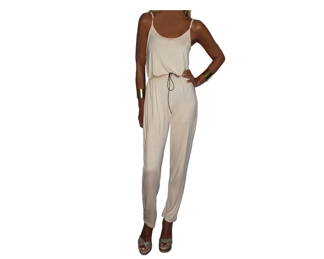 Blush Jumpsuit - The Palm Springs