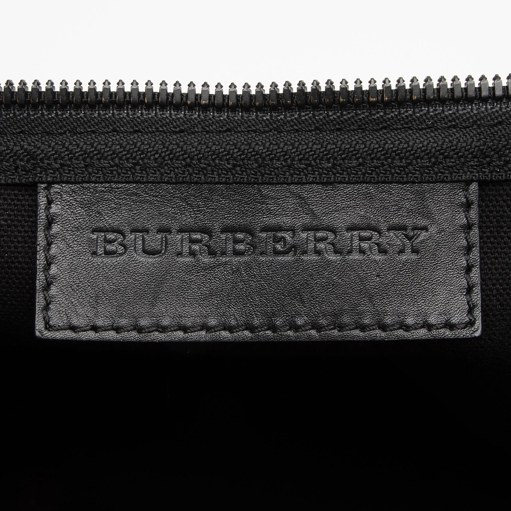 Burberry Haymarket Check Holdall Duffle Bag (SHF-htwN9P)