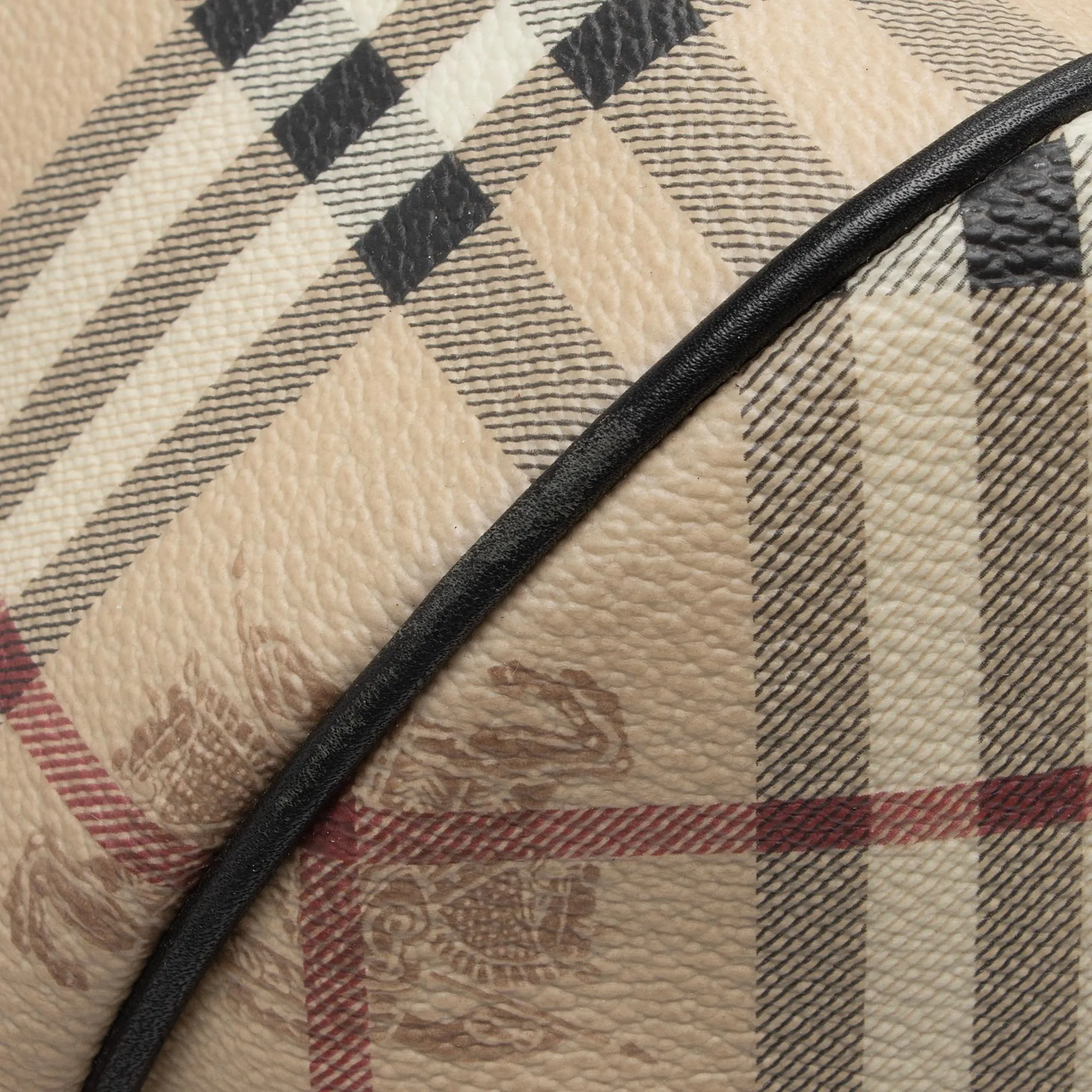 Burberry Haymarket Check Holdall Duffle Bag (SHF-htwN9P)