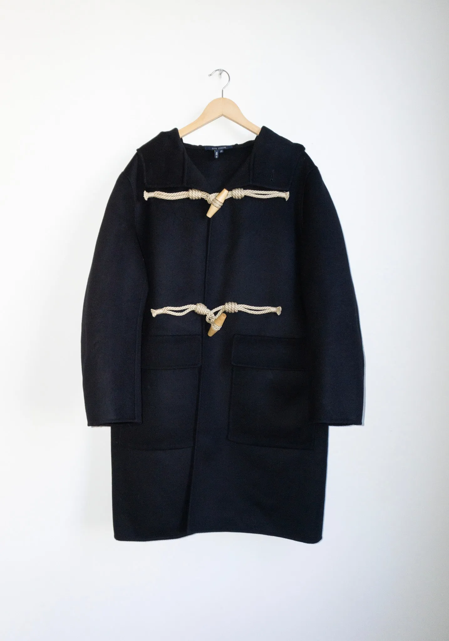 Castle Duffle Coat in Black