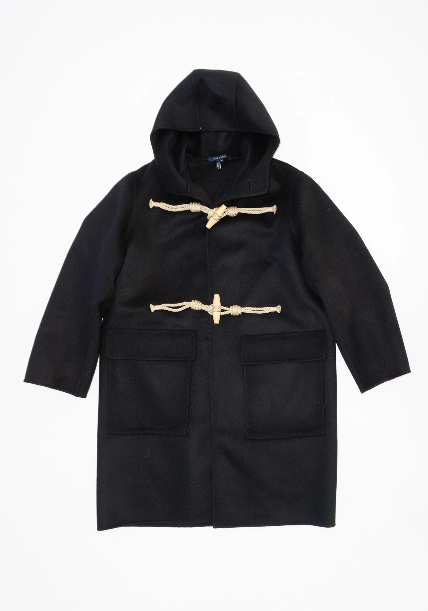 Castle Duffle Coat in Black