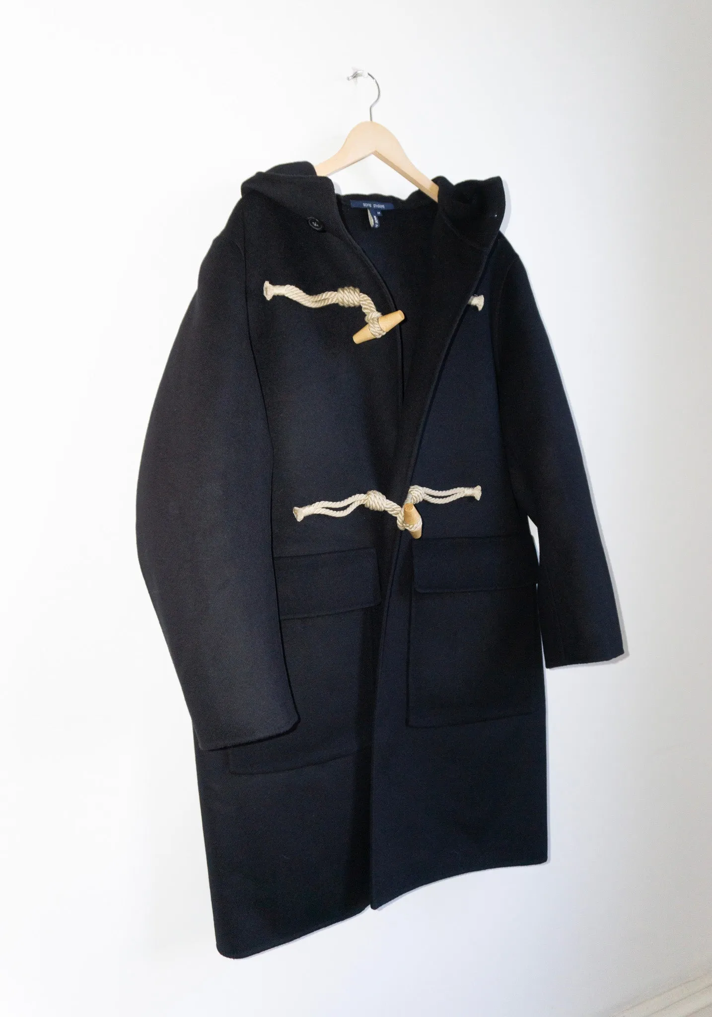 Castle Duffle Coat in Black