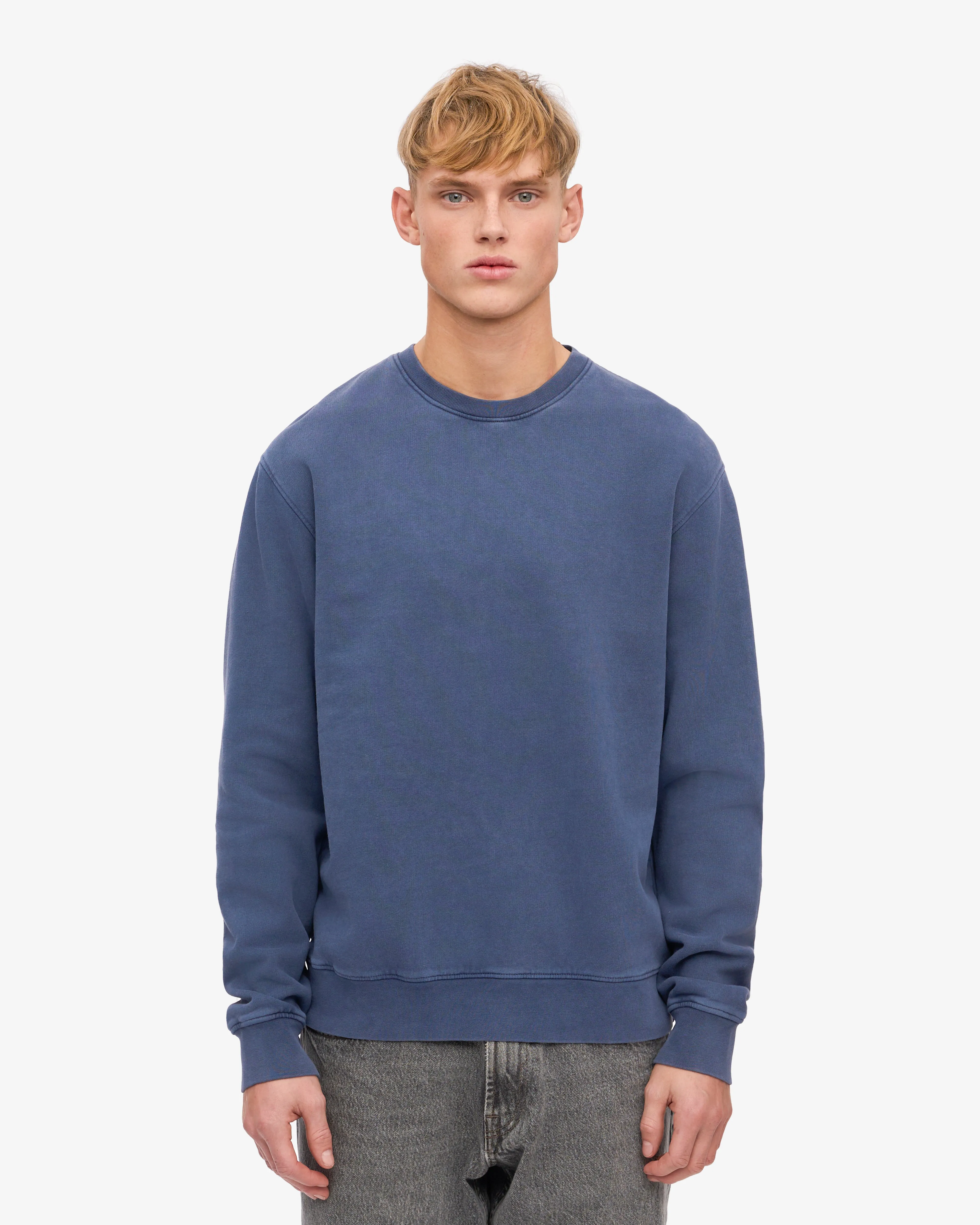 Classic Organic Crew - Neptune Blue