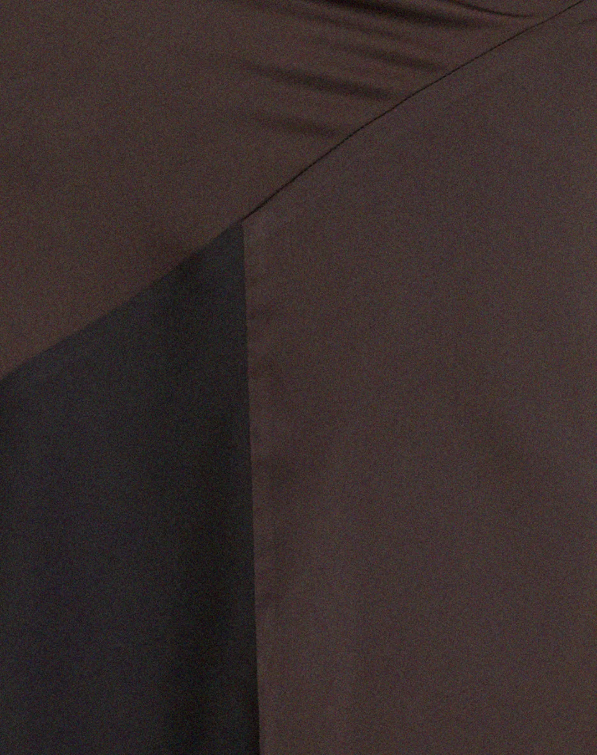 Denala Midi Skirt in Two Tone Black Satin