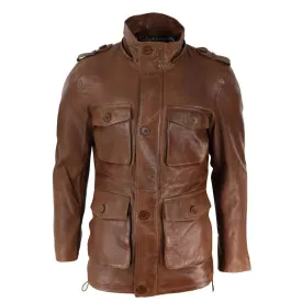 Duffle Jacket Coat Safari Detachable Hood Military