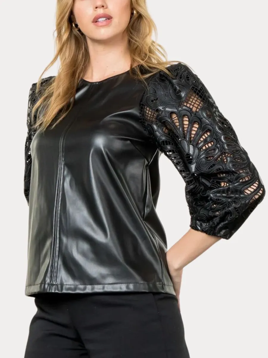Edgy Elegance Blouse