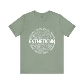 Edgy Esthetician Doodles Tee