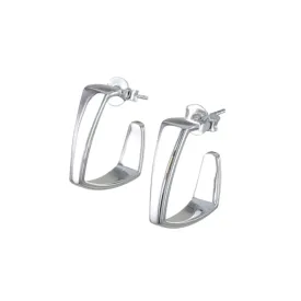 Edgy Hoop Earrings