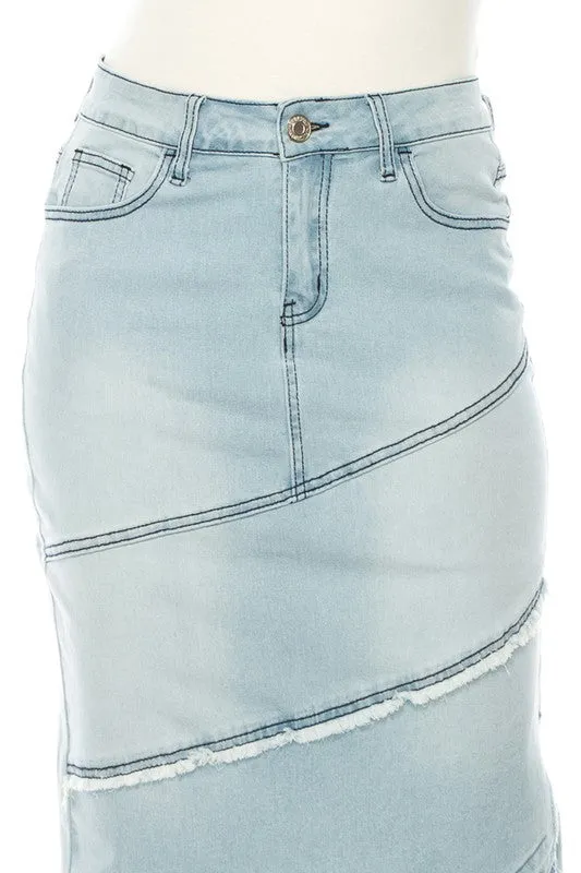Emily Light Denim Skirt
