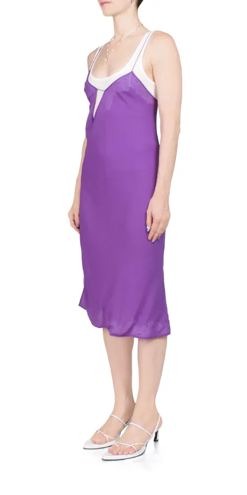 Encased Lace Cami Tank Dress