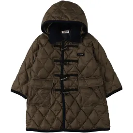 Flare Ball Quilted Duffle Coat