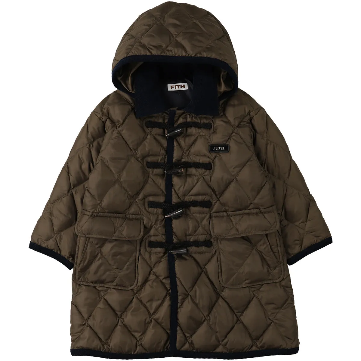 Flare Ball Quilted Duffle Coat