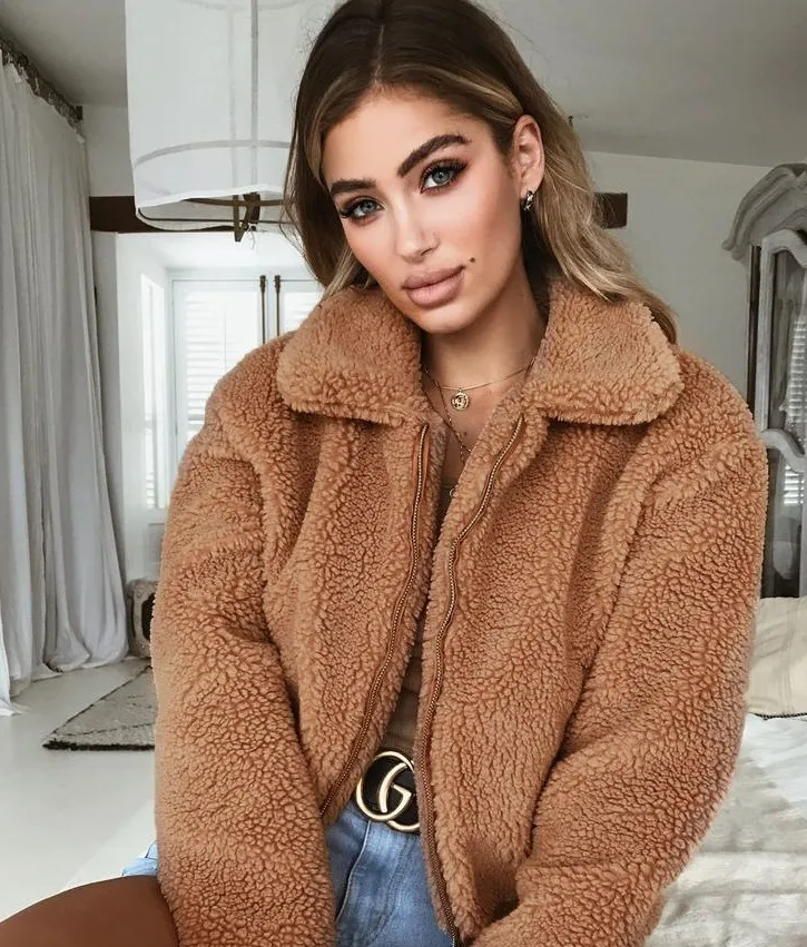 Fleece Long Sleeve Zipper Jacket