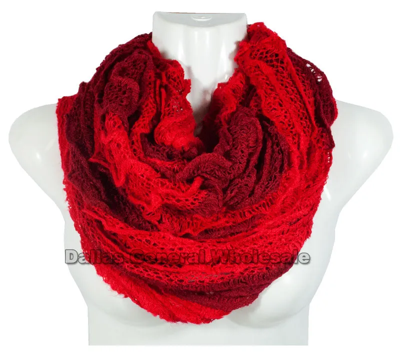Girls 2-in-1 Multi-Wear Infinity Circle Scarves Wholesale
