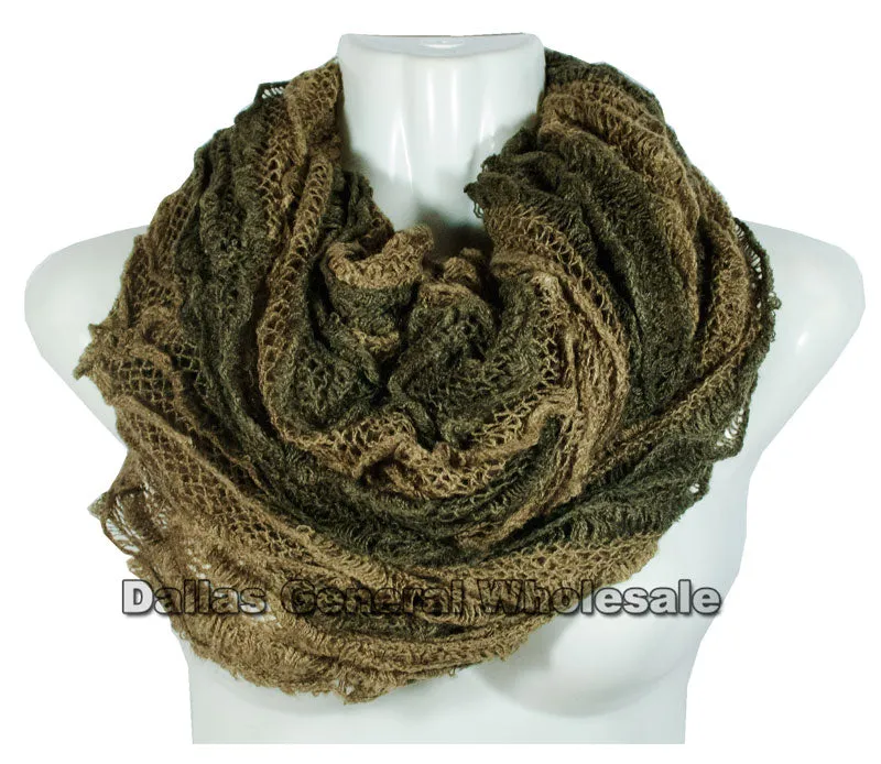 Girls 2-in-1 Multi-Wear Infinity Circle Scarves Wholesale