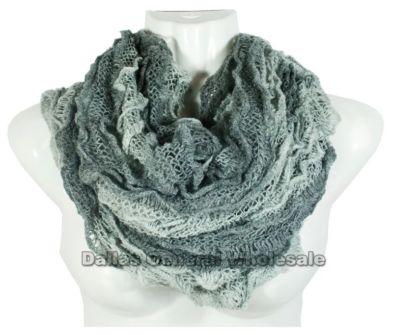 Girls 2-in-1 Multi-Wear Infinity Circle Scarves Wholesale