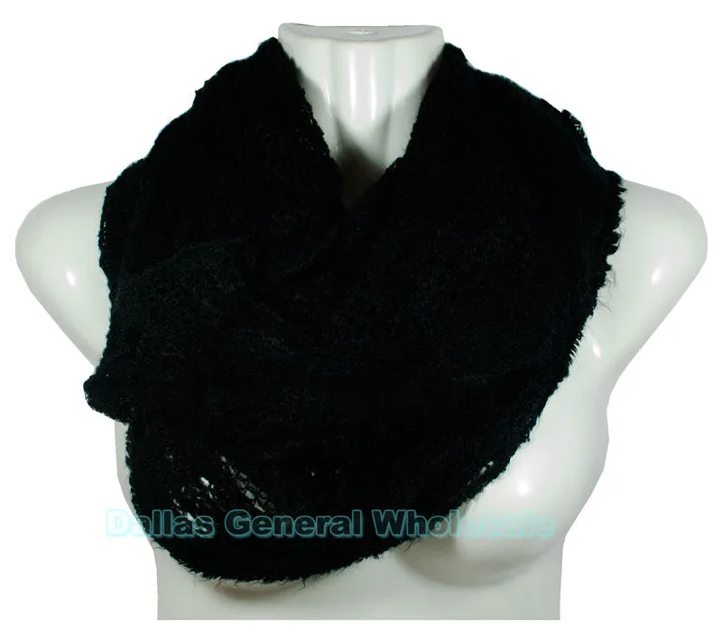 Girls 2-in-1 Multi-Wear Infinity Circle Scarves Wholesale