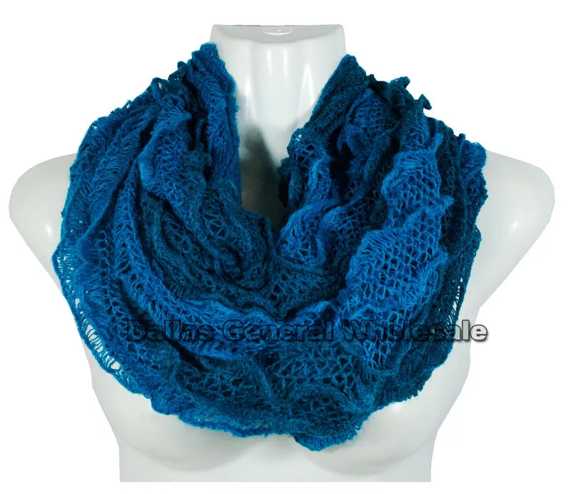 Girls 2-in-1 Multi-Wear Infinity Circle Scarves Wholesale