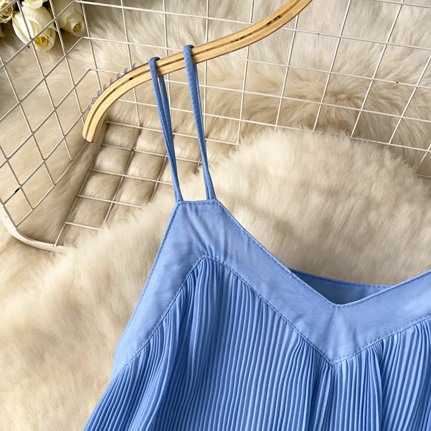 Gradient Color Oversized Slip Dress