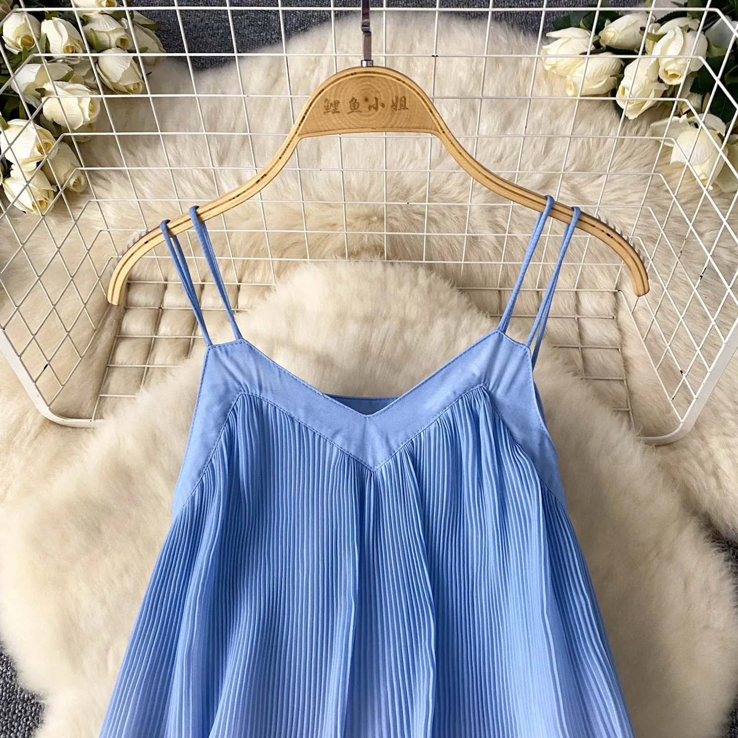 Gradient Color Oversized Slip Dress