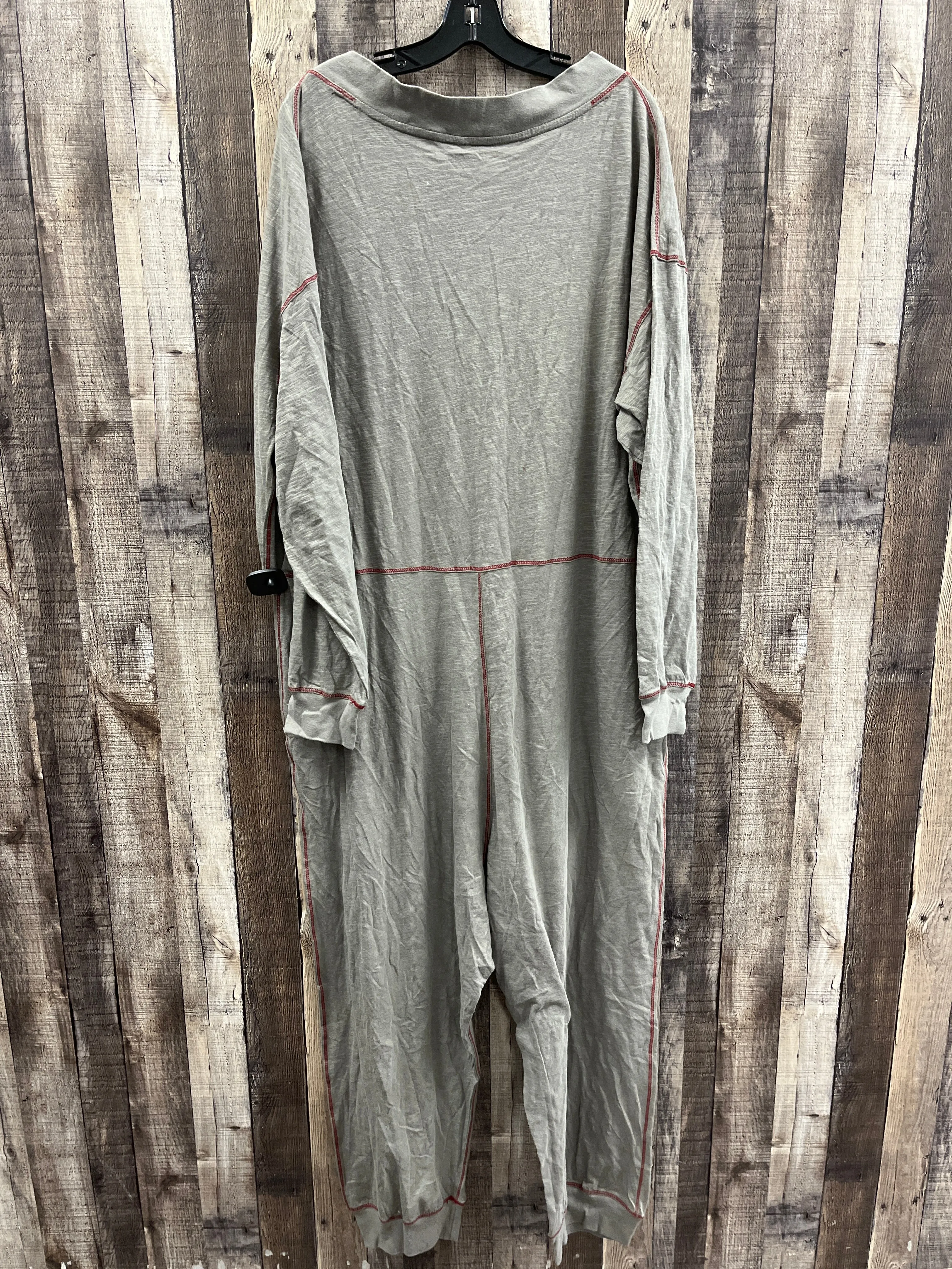 Jumpsuit By Natural Life In Taupe, Size: Xl