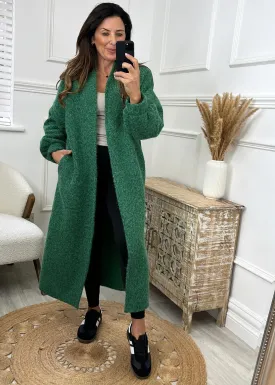 Kimmy Green Longline Coatigan
