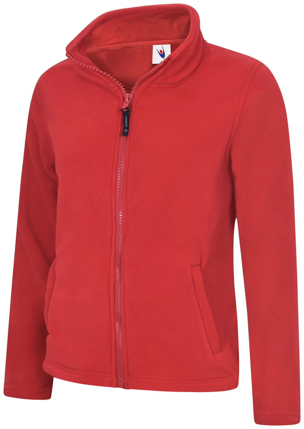 Ladies Classic Full Zip Fleece Jacket | Red