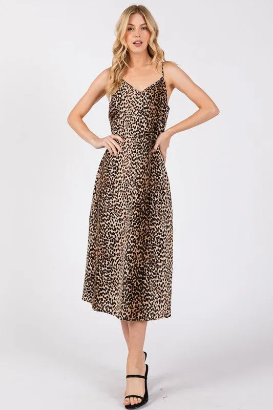 Leopard Slip Dress
