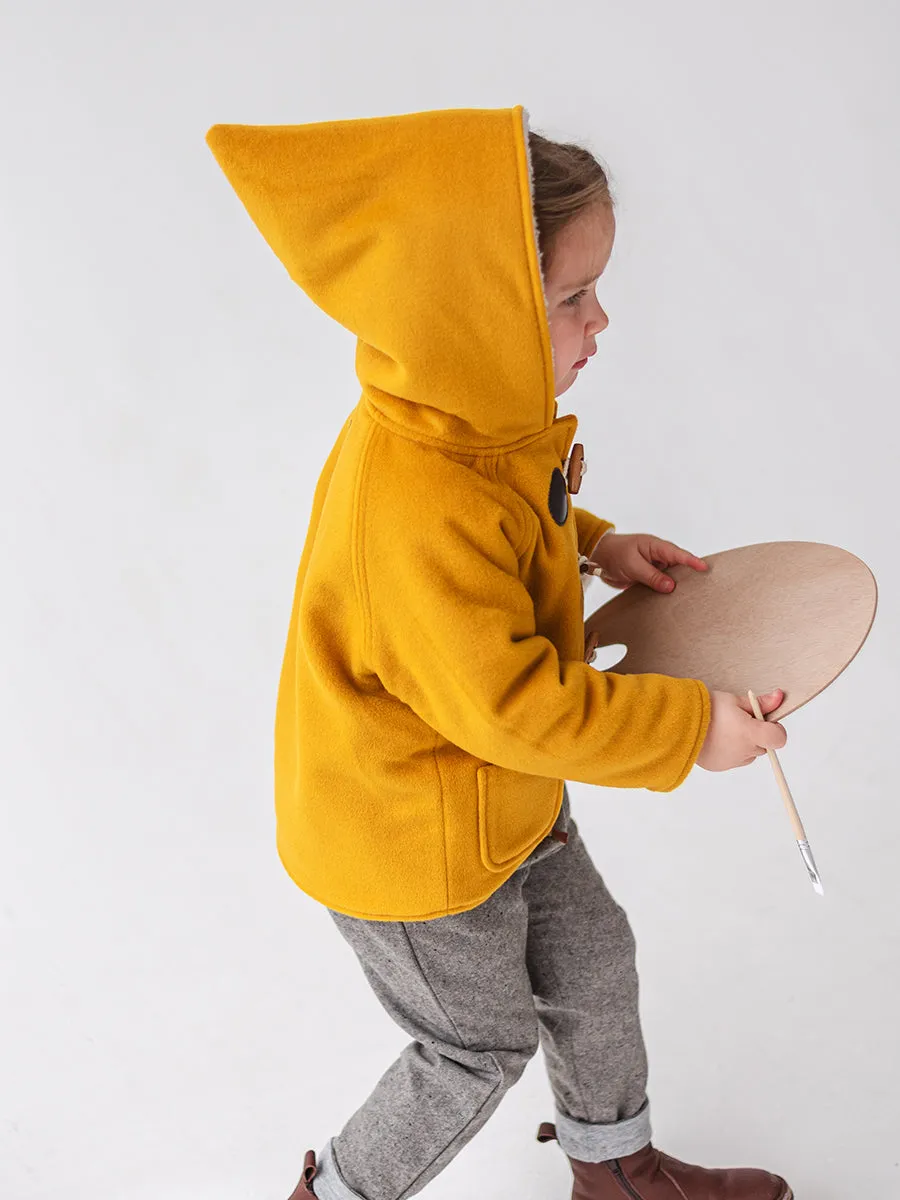Lynden Padded Duffle Coat, Mustard