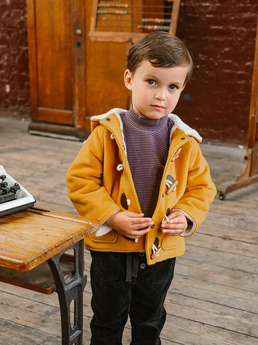 Lynden Padded Duffle Coat, Mustard