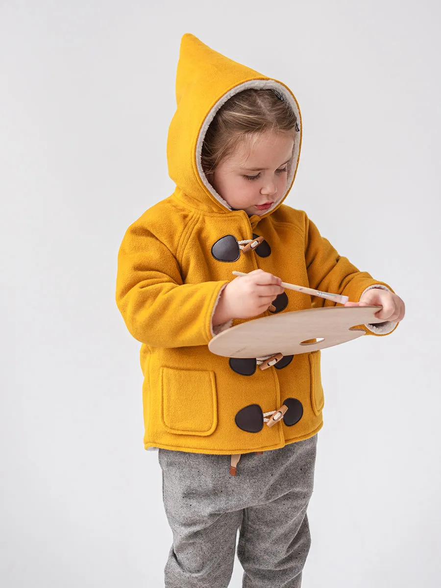 Lynden Padded Duffle Coat, Mustard