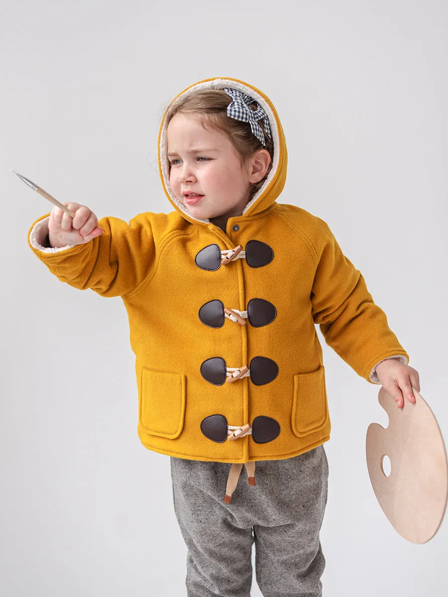 Lynden Padded Duffle Coat, Mustard