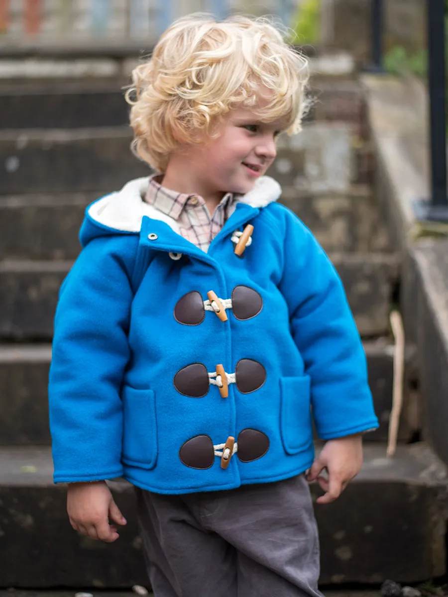 Lynden Padded Duffle Coat, Royal Blue
