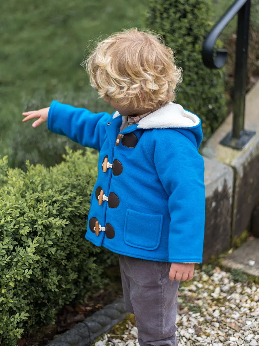 Lynden Padded Duffle Coat, Royal Blue