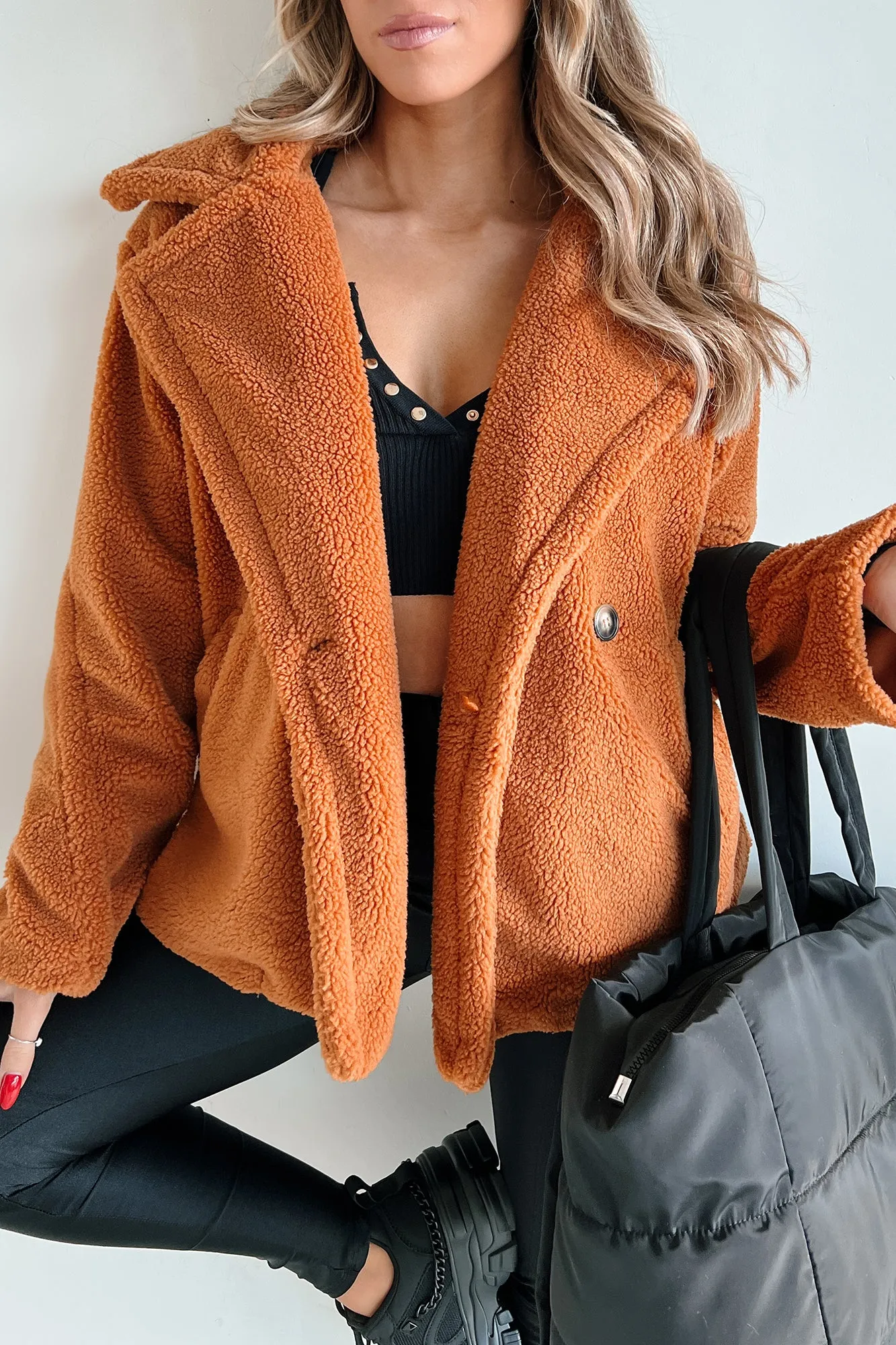 Mountain Ridge Sherpa Coat (Camel)