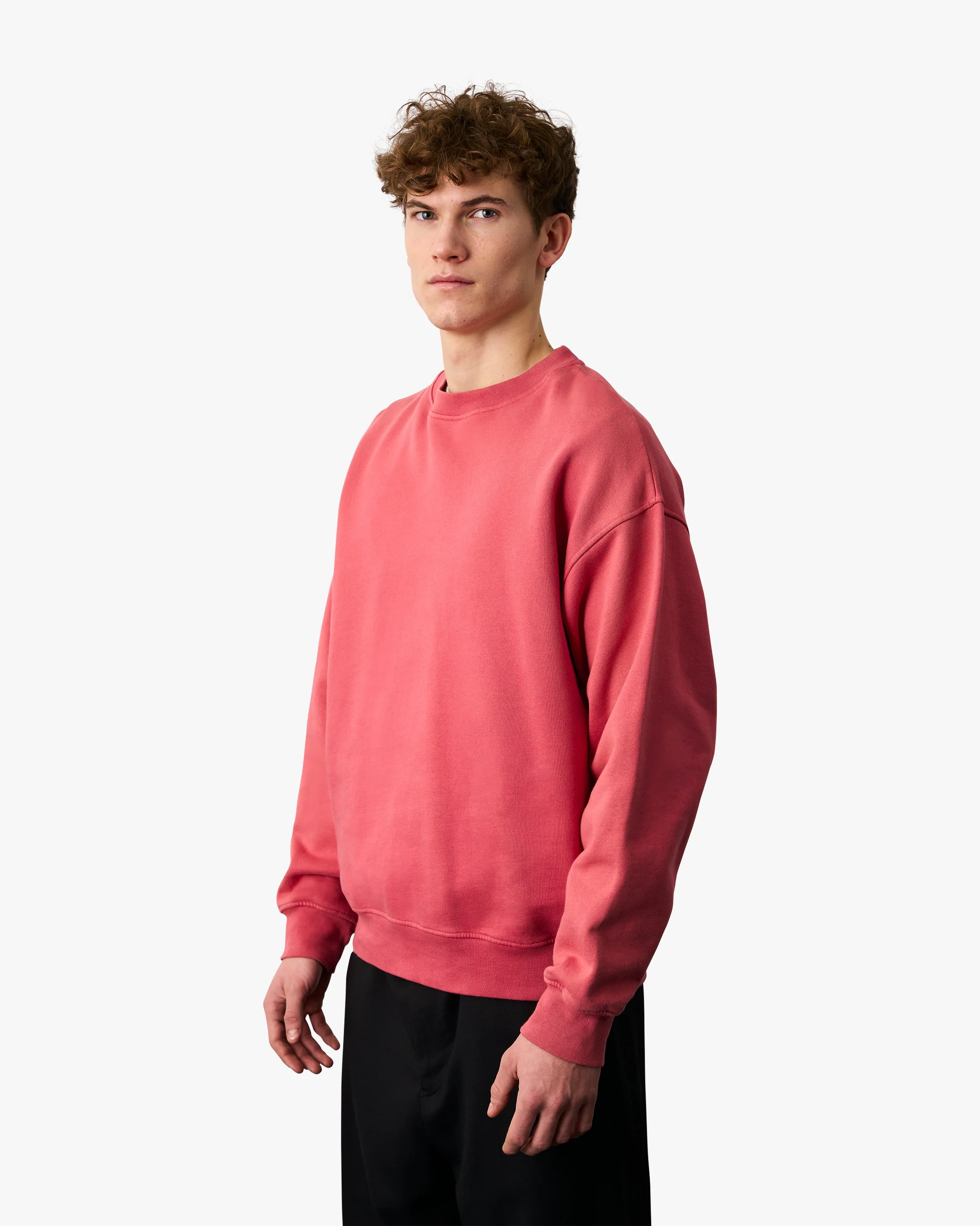 Organic Oversized Crew - Neptune Blue