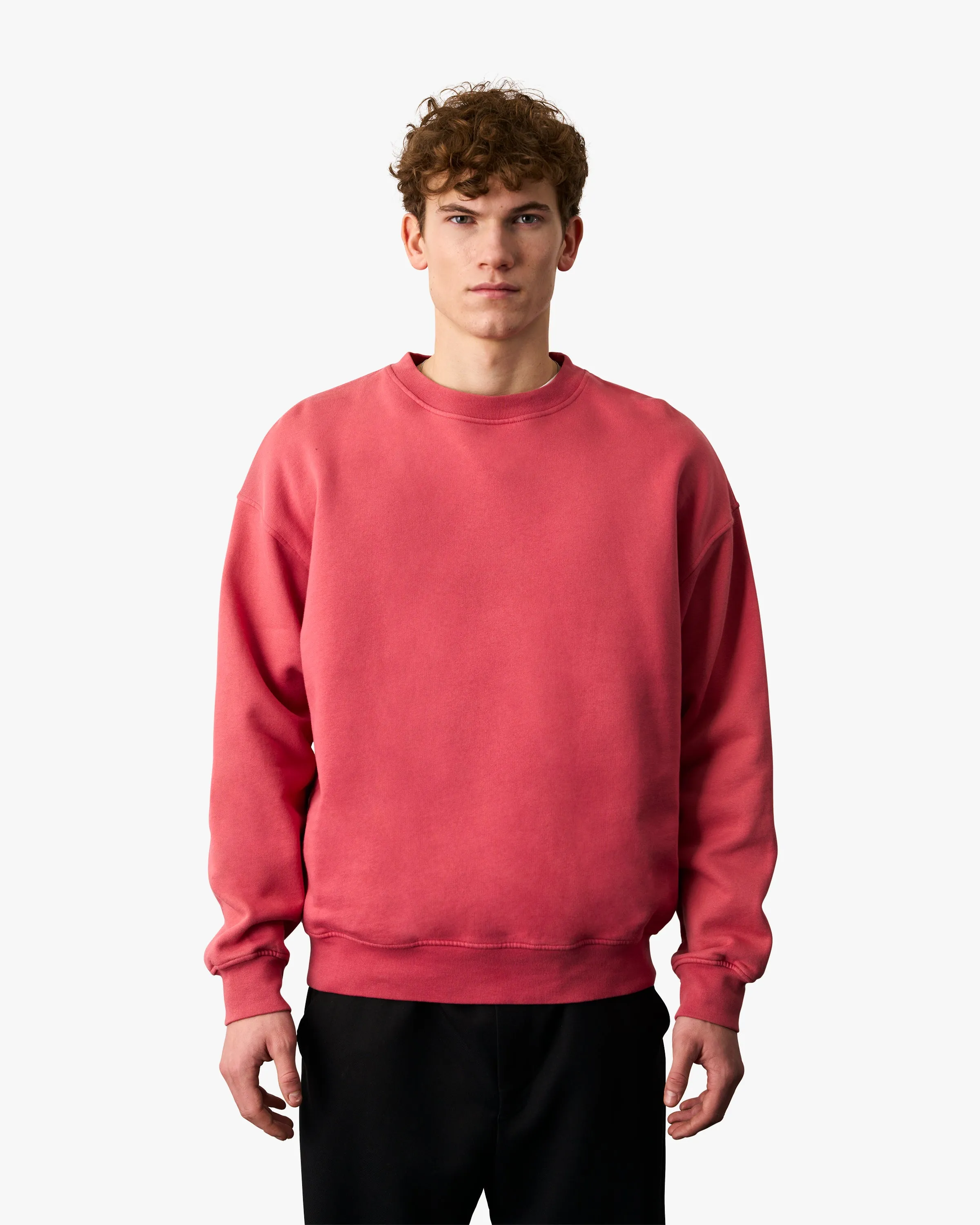 Organic Oversized Crew - Neptune Blue