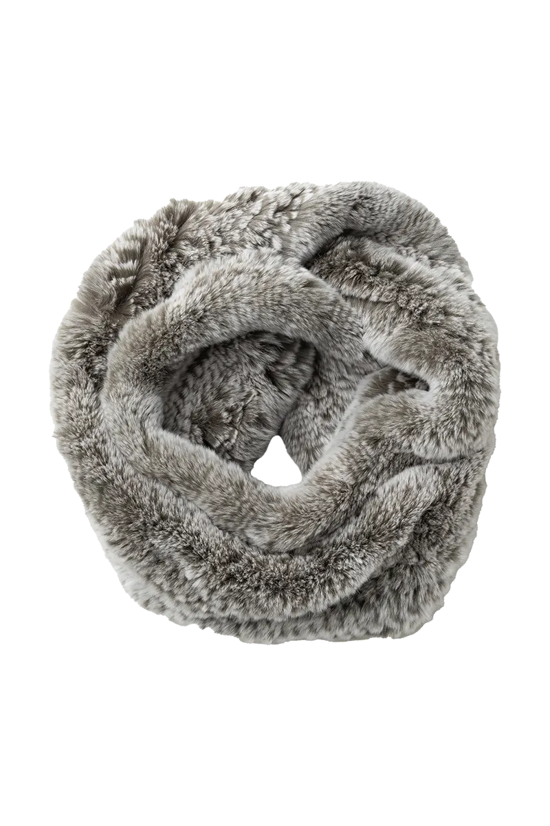 Rex Rabbit Infinity Fur Scarf
