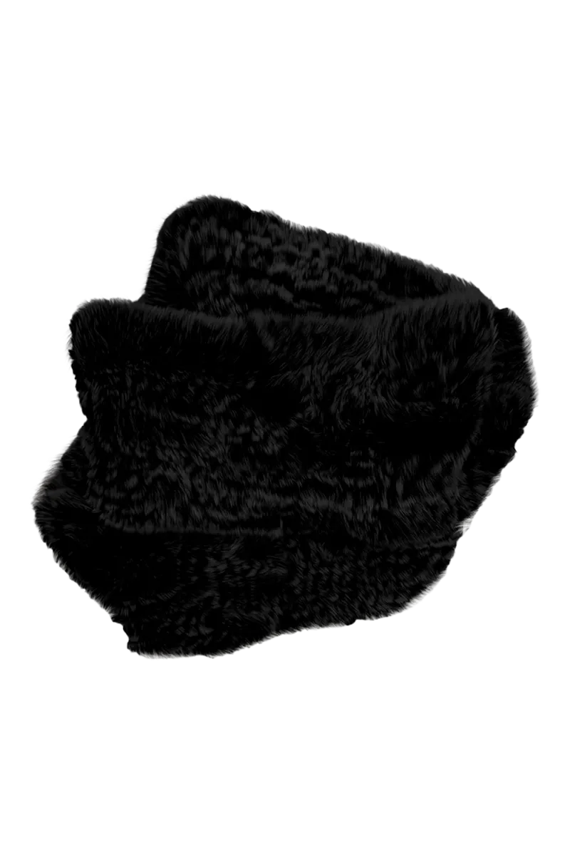 Rex Rabbit Infinity Fur Scarf